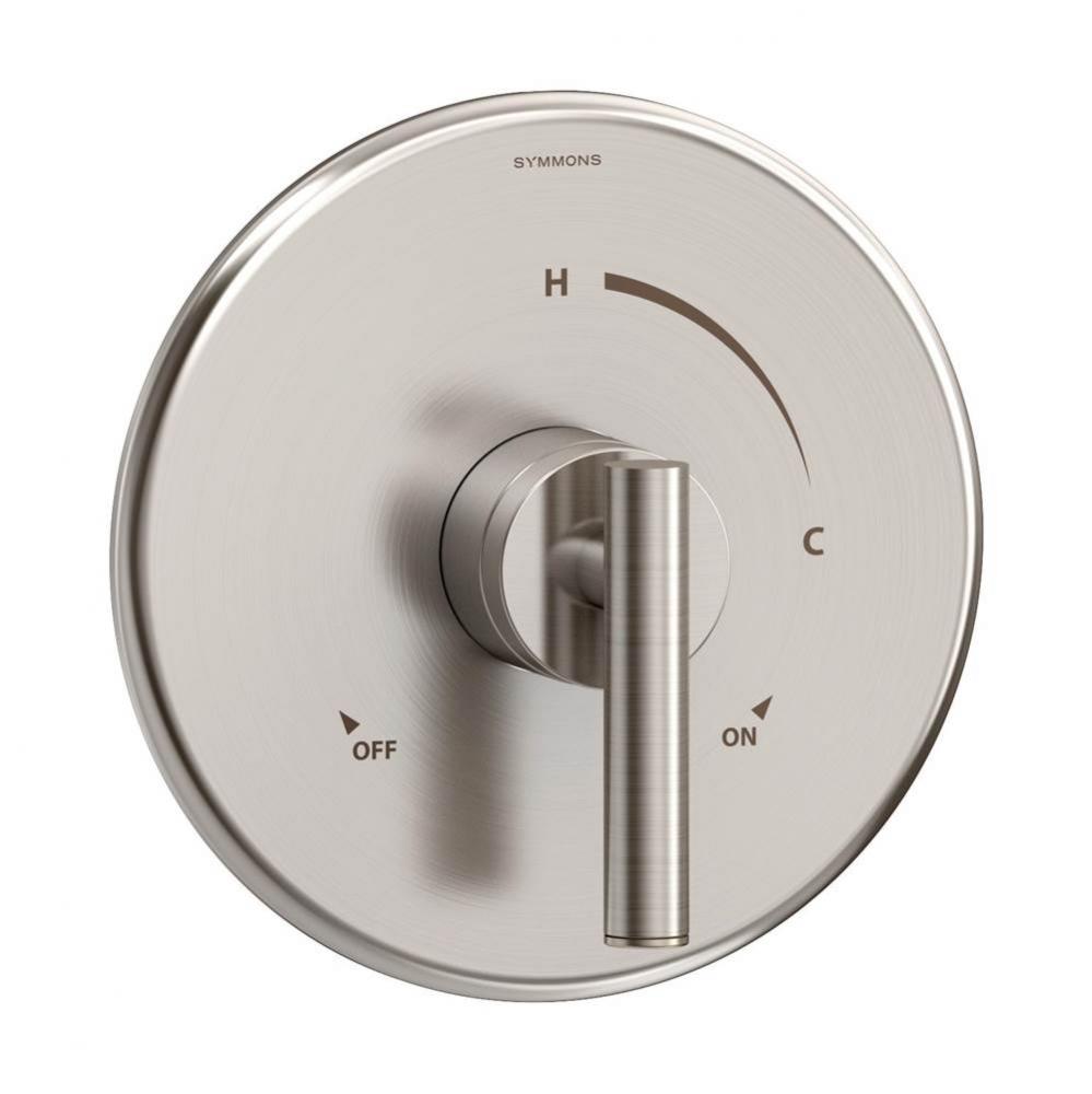 Dia Shower Valve Trim in Satin Nickel (Valve Not Included)