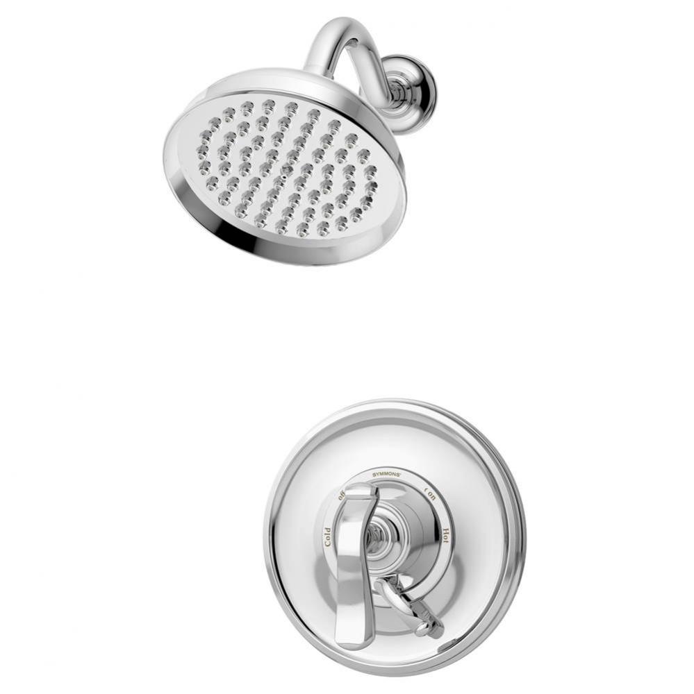 Winslet Single Handle 1-Spray Shower Trim in Polished Chrome - 1.5 GPM (Valve Not Included)