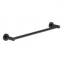 Symmons 353TB-24-MB - Dia 24 in. Wall-Mounted Towel Bar in Matte Black