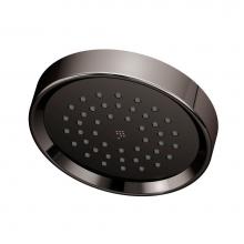 Symmons 532SH-BLK - Museo 1-Spray 5.6 in. Fixed Showerhead in Polished Graphite (2.5 GPM)