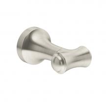 Symmons 543RH-STN - Degas Wall-Mounted Double Robe Hook in Satin Nickel