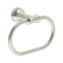 Symmons 543TR-STN - Degas Wall-Mounted Towel Ring in Satin Nickel