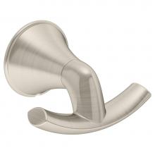 Symmons 553RH-STN - Elm Wall-Mounted Double Robe Hook in Satin Nickel