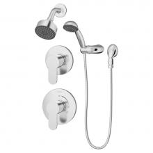 Symmons 6705-1.5-TRM - Identity 2-Handle 1-Spray Shower Trim with 1-Spray Hand Shower in Polished Chrome (Valves Not Incl
