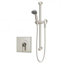 Symmons 3603-H321-V-STN-1.5-TRM - Duro Single Handle 1-Spray Hand Shower Trim in Satin Nickel - 1.5 GPM (Valve Not Included)