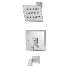 Symmons S-4202-1.5-TRM - Oxford Single Handle 1-Spray Tub and Shower Faucet Trim in Polished Chrome - 1.5 GPM (Valve Not In