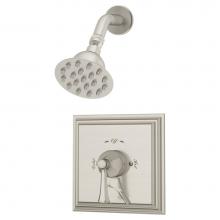 Symmons S-4501-STN-1.5-TRM - Canterbury Single Handle 1-Spray Shower Trim in Satin Nickel - 1.5 GPM (Valve Not Included)