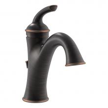 Symmons SLS-5512-SBZ-1.0 - Elm Single Hole Single-Handle Bathroom Faucet with Drain Assembly in Seasoned Bronze (1.0 GPM)