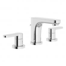 Symmons SLW-6712-1.0 - Identity Widespread 2-Handle Bathroom Faucet with Drain Assembly in Polished Chrome (1.0 GPM)