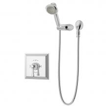 Symmons 4503-1.5-TRM - Canterbury Single Handle 3-Spray Hand Shower Trim in Polished Chrome - 1.5 GPM (Valve Not Included