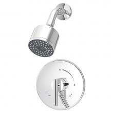 Symmons S-3501-CYL-B-1.75-TRM - Dia Single Handle 1-Spray Shower Trim with Secondary Volume Control in Polished Chrome - 1.75 GPM