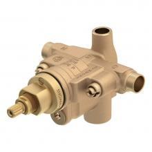 Symmons S-46-2X-BODY - Temptrol Brass Pressure-Balancing Tub and Shower Valve with Service Stops and Integral Diverter