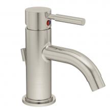 Symmons SLS-4312-STN - Sereno Single Hole Single-Handle Bathroom Faucet with Drain Assembly in Satin Nickel (2.2 GPM)