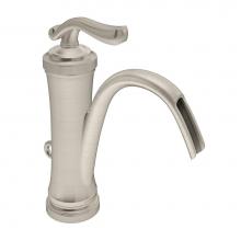Symmons SLS-5112-STN - Winslet Single Hole Single-Handle Bathroom Faucet with Drain Assembly in Satin Nickel (2.2 GPM)
