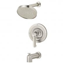 Symmons 5302-STN-1.5-TRM - Museo Single Handle 1-Spray Tub and Shower Faucet Trim in Satin Nickel - 1.5 GPM (Valve Not Includ