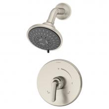 Symmons 5501-STN-1.5-TRM - Elm Single Handle 5-Spray Shower Trim in Satin Nickel - 1.5 GPM (Valve Not Included)