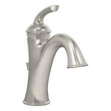 Symmons SLS-5512-STN-1.0 - Elm Single Hole Single-Handle Bathroom Faucet with Drain Assembly in Satin Nickel (1.0 GPM)