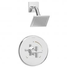Symmons 3531-B-SH4-1.5-TRM - Dia Single-Handle 1-Spray Shower Trim in Polished Chrome - 1.5 GPM (Valve Not Included)