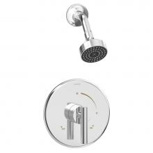 Symmons 3501-B-SH3-1.5-TRM - Dia Single-Handle 1-Spray Shower Trim in Polished Chrome - 1.5 GPM (Valve Not Included)