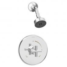 Symmons 3531-B-SH3-1.5-TRM - Dia Single-Handle 1-Spray Shower Trim in Polished Chrome - 1.5 GPM (Valve Not Included)