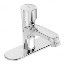 Symmons SLS-7000-DP4 - SCOT Metering Lavatory Faucet with 4 in. Deck Plate in Polished Chrome (0.5 GPM)