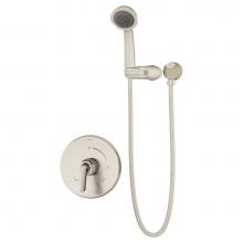 Symmons 5503-STN-1.5-TRM - Elm Single Handle 3-Spray Hand Shower Trim in Satin Nickel - 1.5 GPM (Valve Not Included)