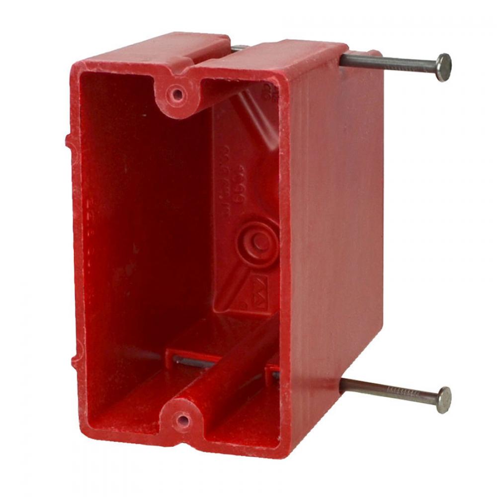 22.5 CI 1G RED DEVICE BOX WITH NAILS