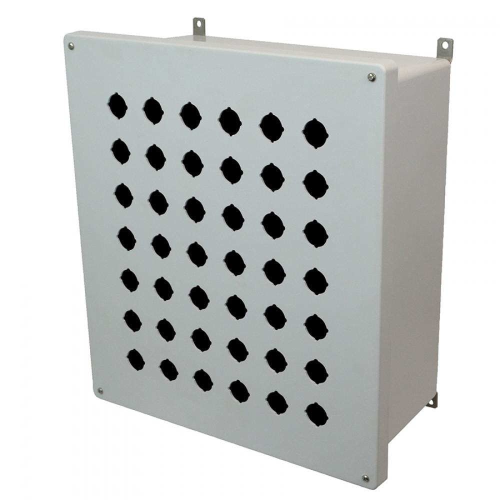 18X16X8 ENCLOSURE SCR CVR 42 PB CUTOUTS