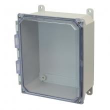 Allied Moulded Products AMU1084CC - 10X8X4 UL ENCL CLEAR SCR CVR FEET