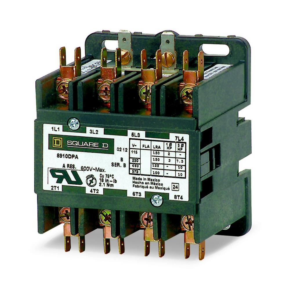 CONTACTOR 600VAC 30AMP DPA +OPTIONS