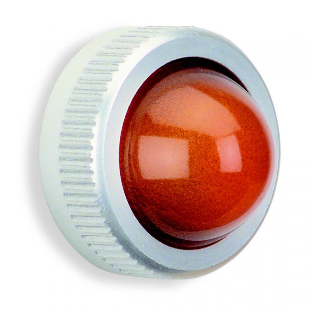 30MM GLASS LENS FOR PILOT LIGHT AMBER