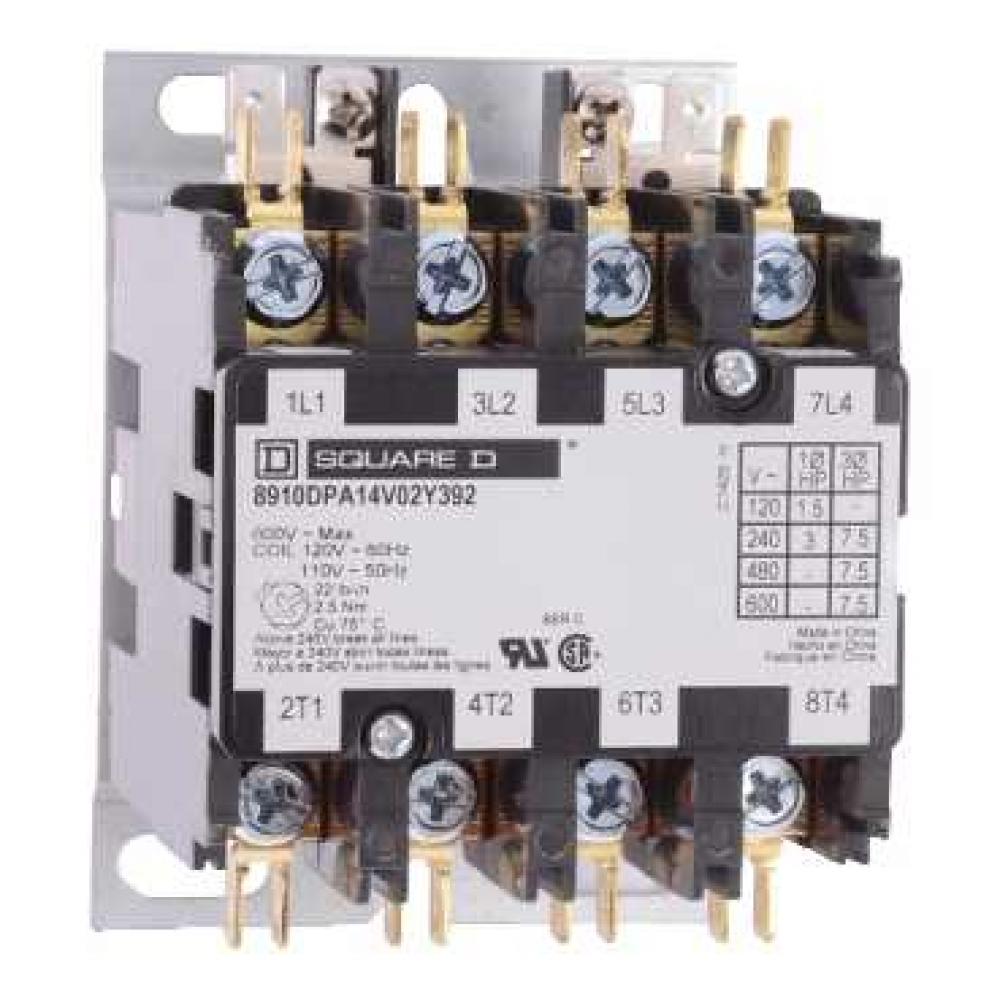 CONTACTOR 600VAC 20AMP DPA +OPTIONS