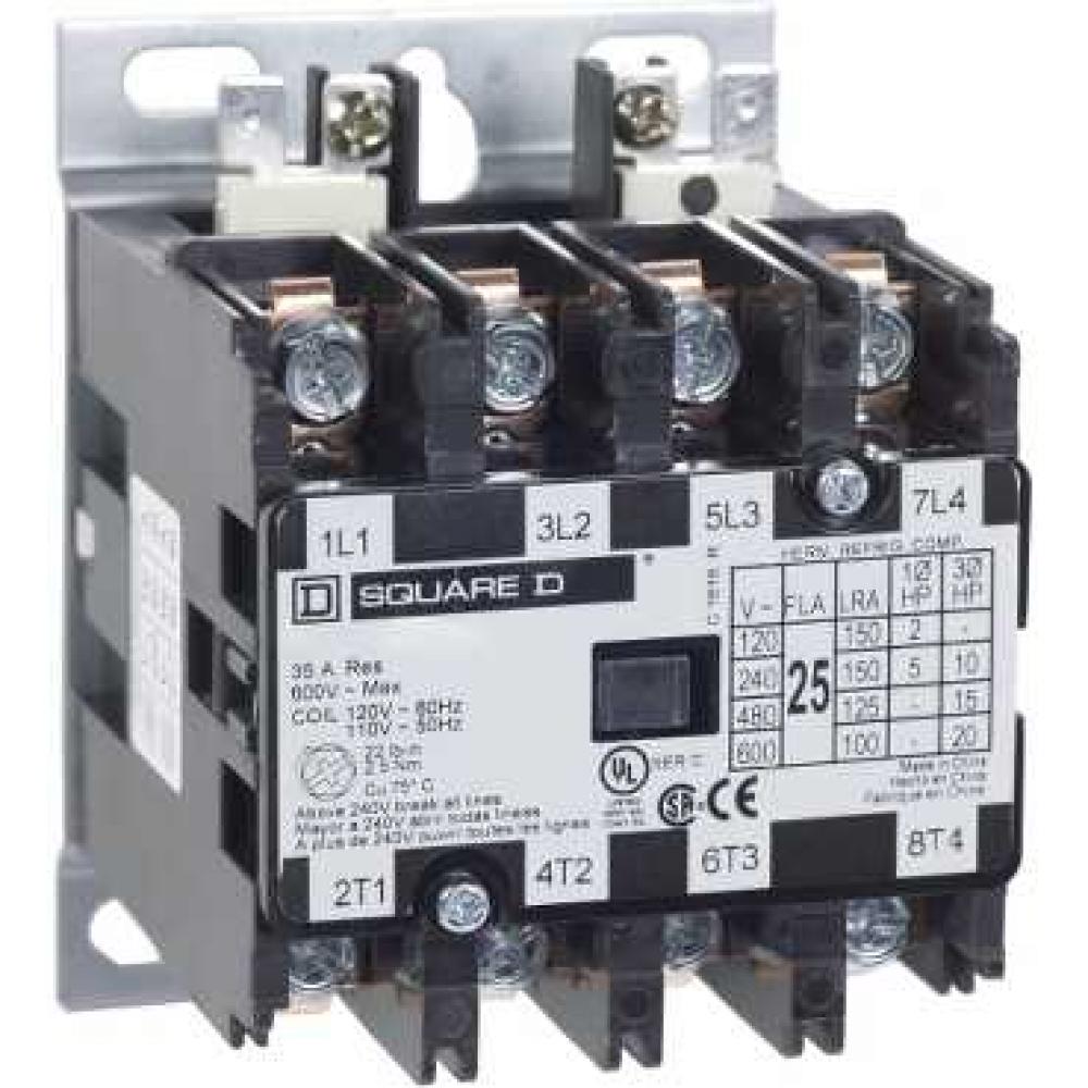 CONTACTOR 600VAC 25AMP DPA +OPTIONS