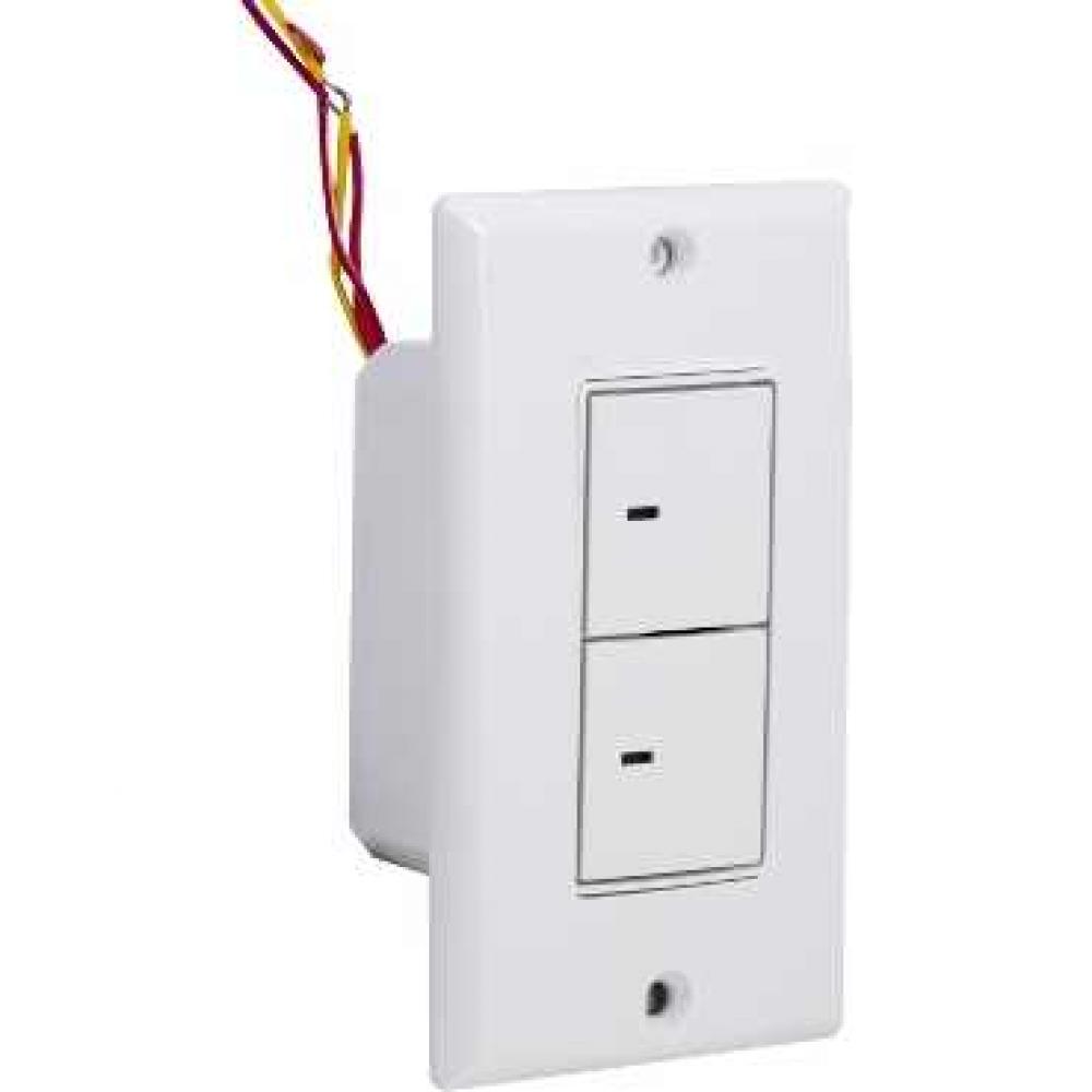 2 BTN LOW VOLTAGE RLY PNL SWITCH - WHITE