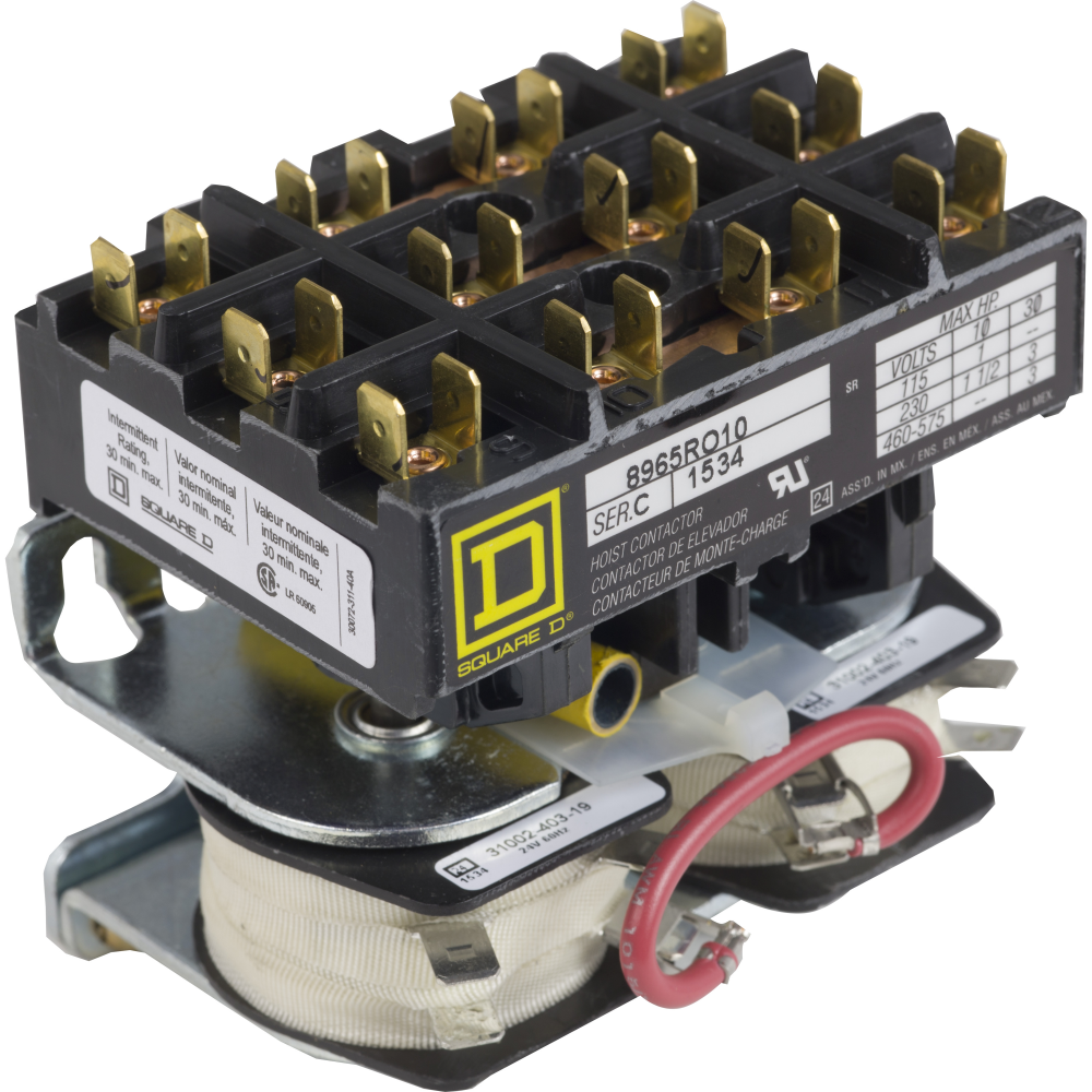 HOIST CONTACTOR 600VAC R +OPTIONS