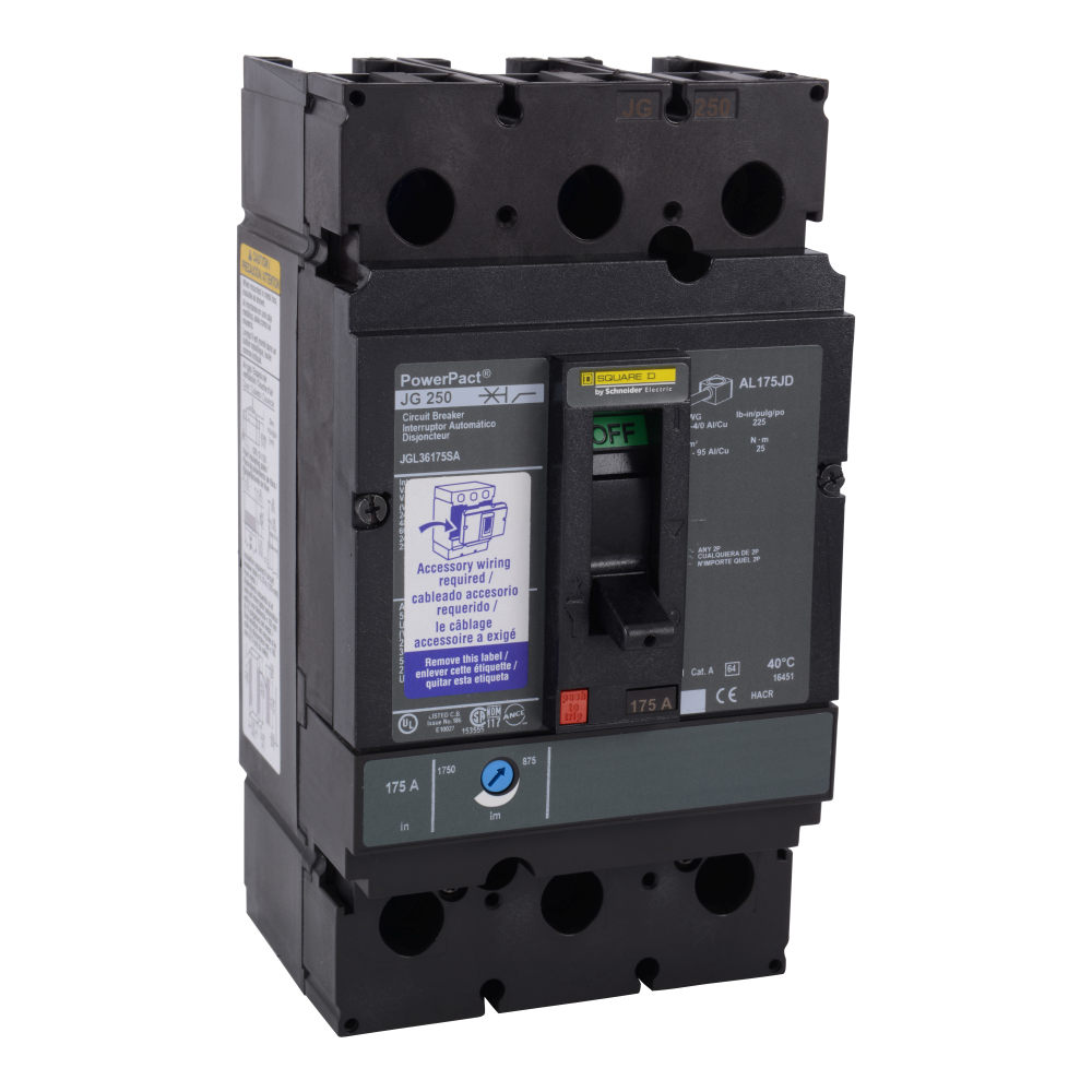 Circuit breaker, PowerPacT J, unit mount, therma