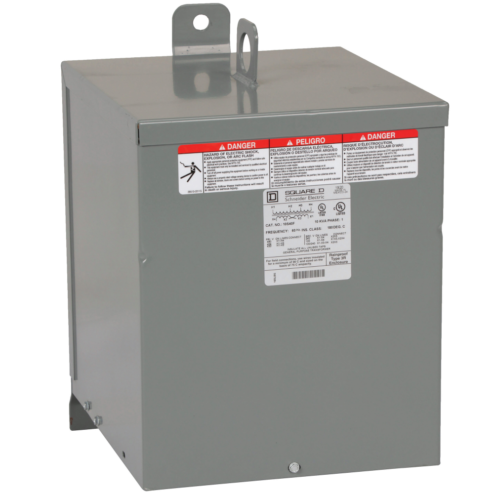 Transformer, dry type, encapsulated, 10kVA, 1 ph