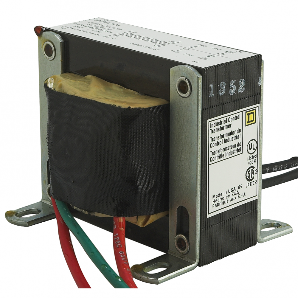 Industrial control transformer, Type EL, 50VA, 4