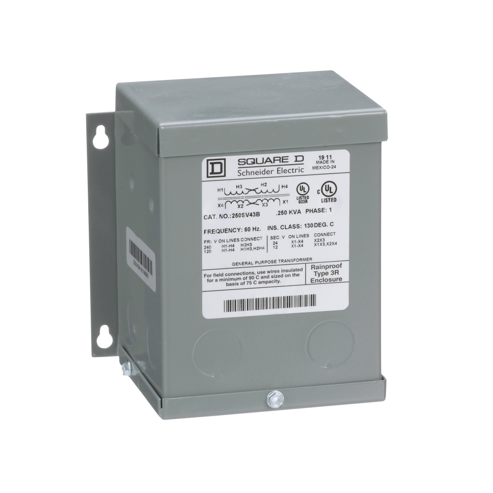 Transformer, buck boost, encapsulated, 0.25kVA,