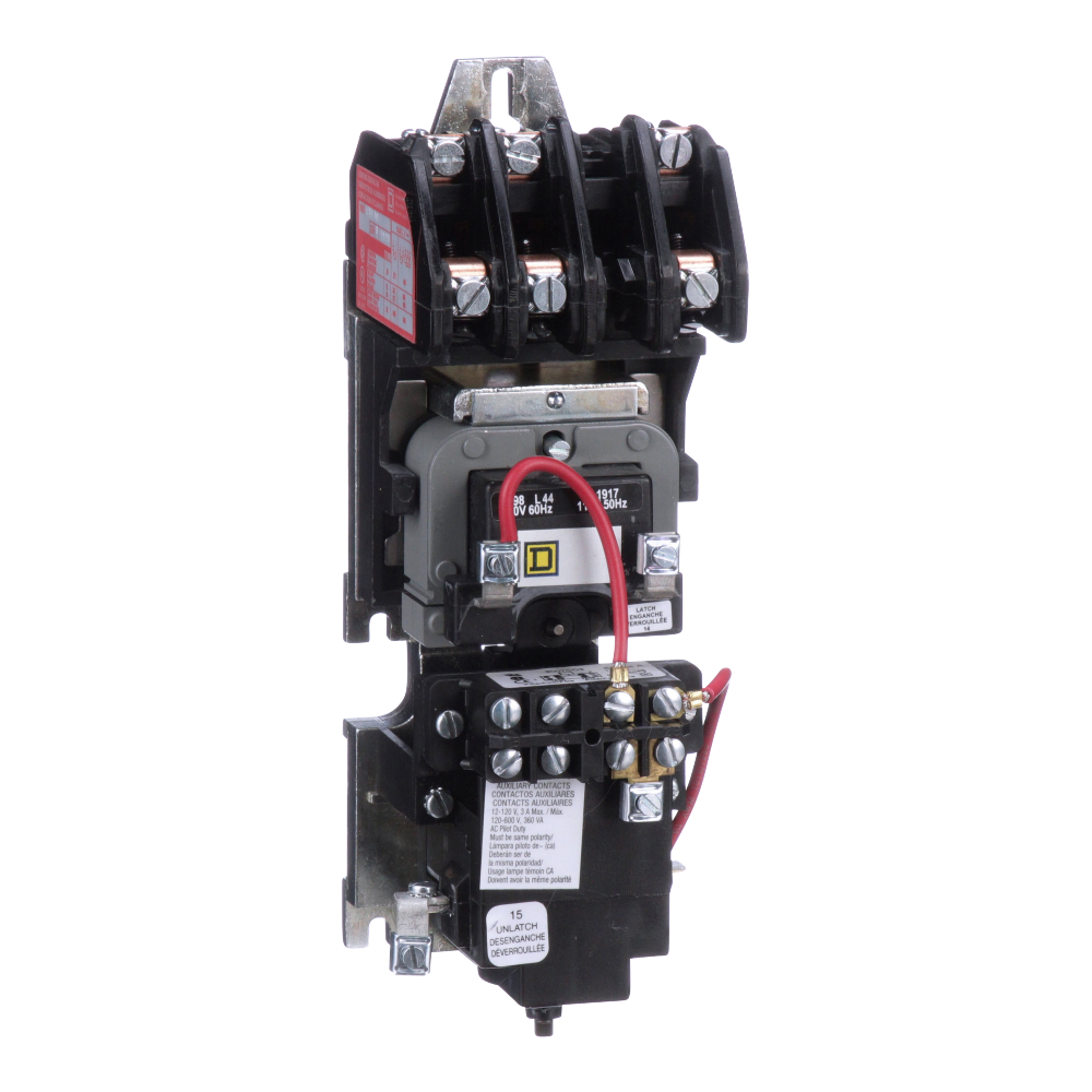 8903LX mechanically held lighting contactor, 3 P