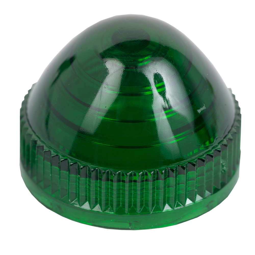 Harmony 9001K, lens, glass, domed, green, plain