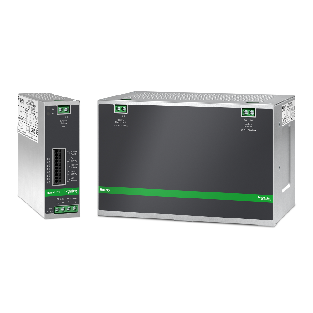 Easy UPS battery module, 24V DC-DC, DIN Rail, In