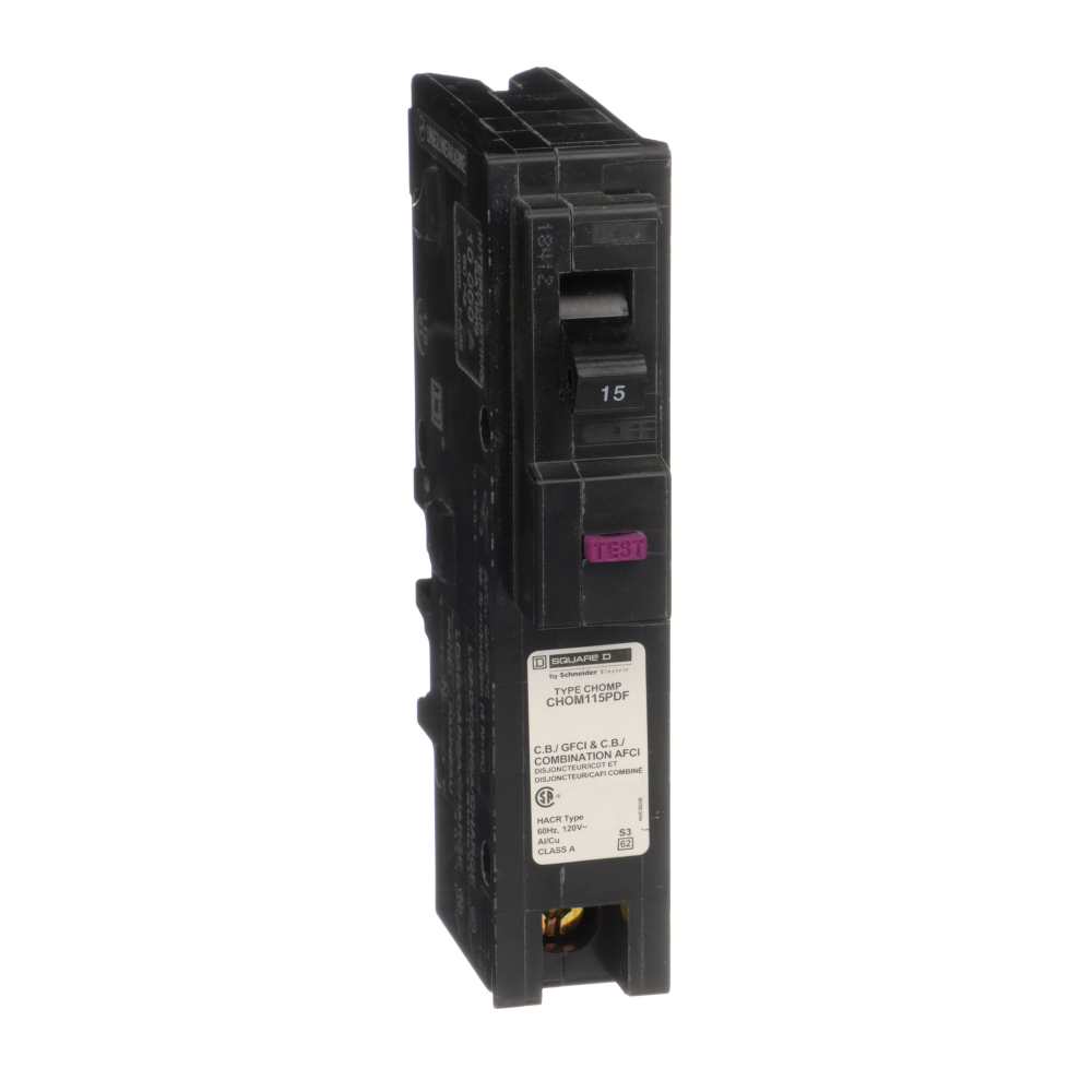 Mini circuit breaker, Homeline, 15A, 1 pole, 120