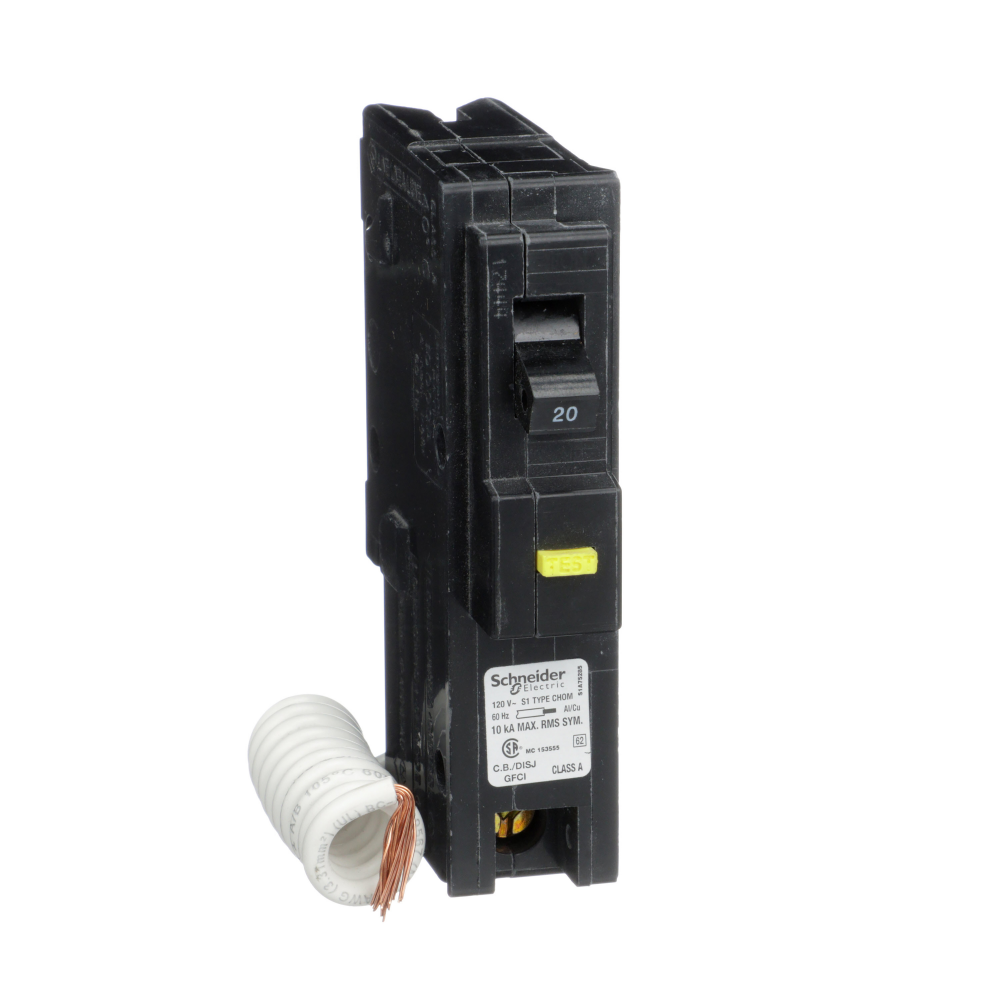 Mini circuit breaker, Homeline, 20A, 1 pole, 120