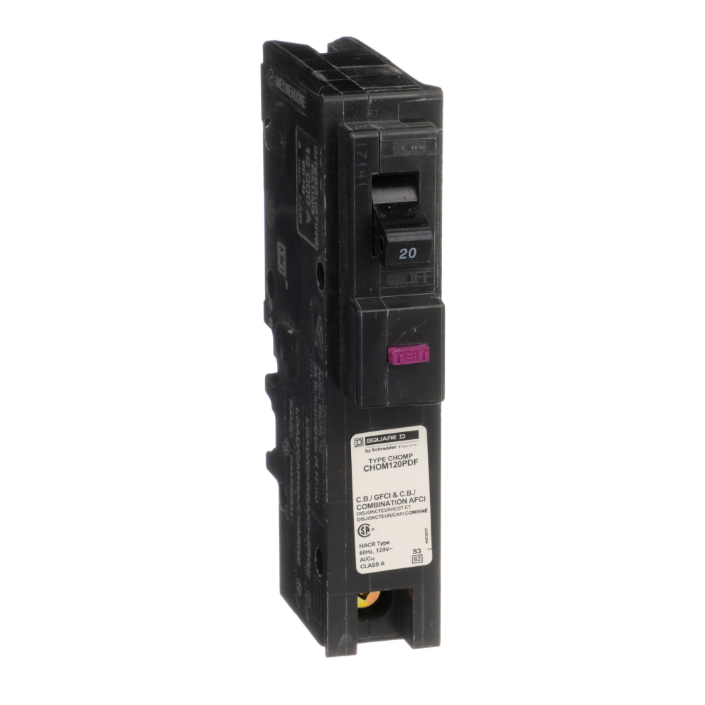 Mini circuit breaker, Homeline, 20A, 1 pole, 120