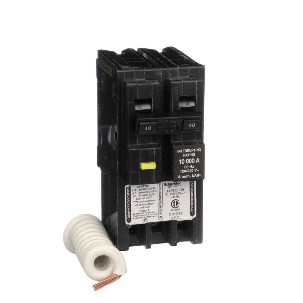 Mini circuit breaker, Homeline, 40A, 2 pole, 120