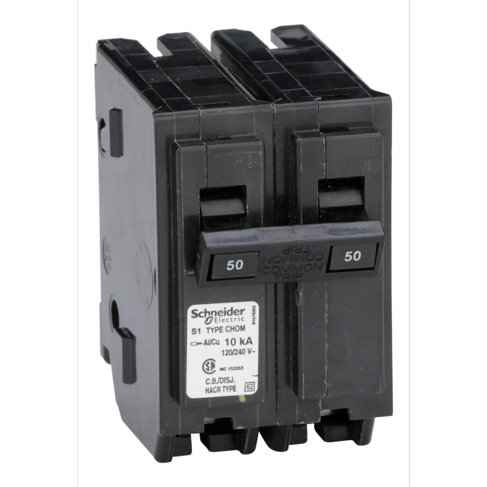 Mini circuit breaker, Homeline, 50A, 2 pole, 120