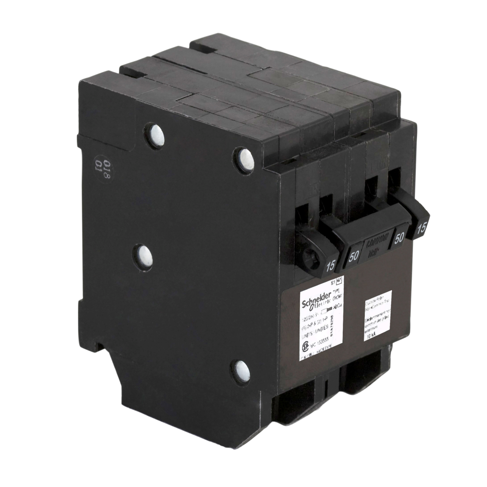 HOMELINE CIRCUIT BREAKER 120V 15A&50A QUAD