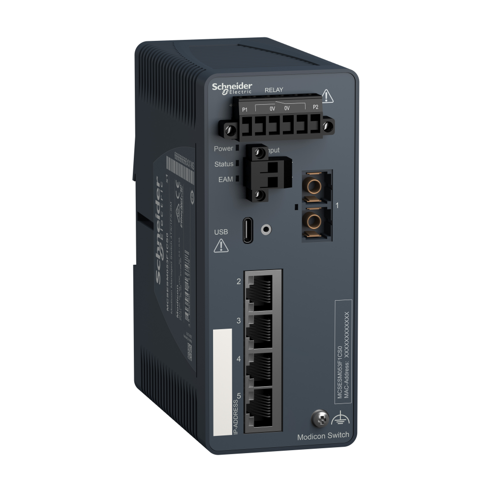 network switch, Modicon Networking, managed, 4 p