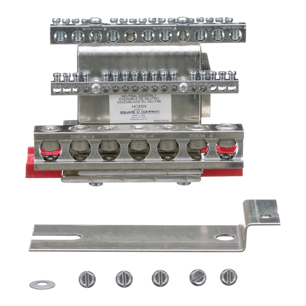 Solid neutral assembly kit, I-Line panelboard, H